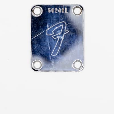 1974 Fender Vintage F Neck Plate Four-Bolt for Telecaster, Jazzmaster image 1