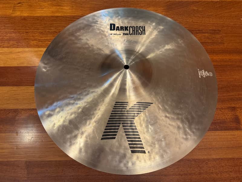 Zildjian 18" K Series Dark Thin Crash Cymbal 1993 - Present - Traditional