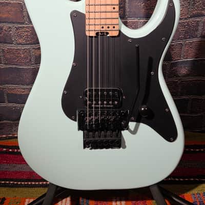 Schecter Sun Valley Super Shredder FR White Gloss w/ Single Seymour Duncan Bridge Humbucker & Pickguard image 5