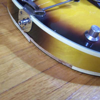 Vintage Voxton X-212 Semi-hollowbody Electric Bass Guitar image 7