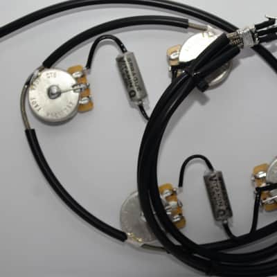 L5 Gibson ® or Epiphone ® Type Wiring Harness by JEL 525k CTS .022 Sprague Vitamin Q NOS image 4