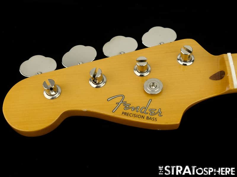LEFTY Vintage 57 RI Fender P BASS NECK + TUNERS Precision 1957 Reissue Maple image 1