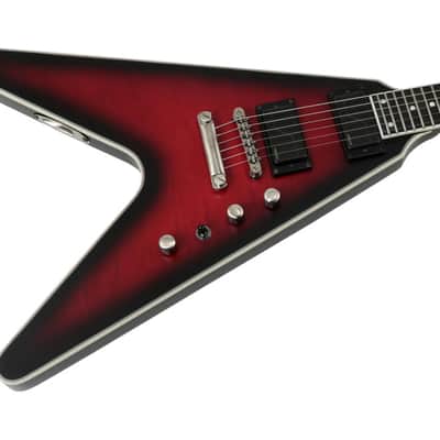 Epiphone Dave Mustaine Flying V Prophecy Aged Dark Red Burst image 1