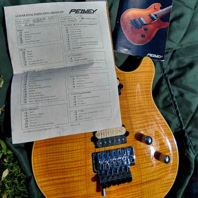 Peavey EVH Wolfgang with Floyd Rose 2004 - Transparent Amber w/paperwork image 2