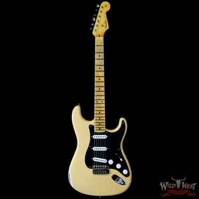 Fender Custom Shop Limited Edition 70th Anniversary 1954 Stratocaster Relic Nocaster Blonde with Black Pickguard 7.55 LBS image 3