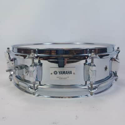Yamaha 4x13"Steel Shell Piccolo Snare Drum Chrome Triple-Flange Rim 8Lug+Muffler image 1