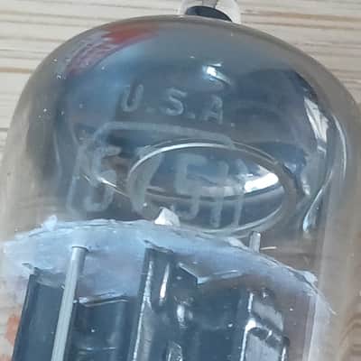 Pefect NOS NIB RCA 5751 BLACK PLATE made in USA special 12ax7 ecc83 XTRA STRONG balanced, great for Fender. image 9