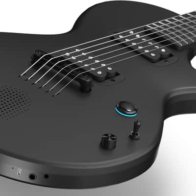 Electric Guitar Smart Electric Carbon Fiber Guitarra with 10W Wireless Speaker & Magnetic Strap & Auto guitar Tuner image 2