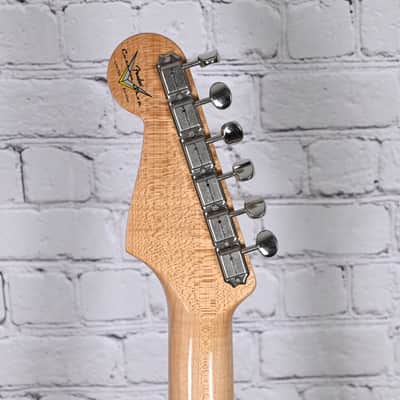 Fender Limited Edition Roasted '65 Strat DLX Closet Classic Aged Black 2024 image 6
