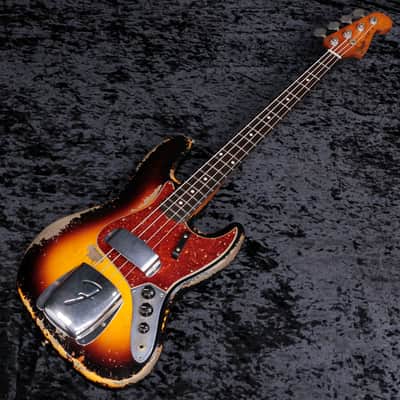 FENDER CUSTOM SHOP Master Built Series 60 JAZZ BASS Heavy Relic by Dale Wilson Sunburst [DW2068] (03/18) image 9