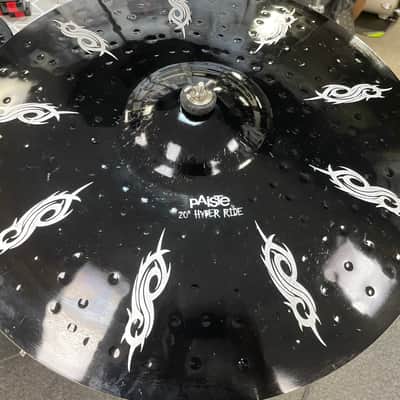 Paiste Joey Jordison signature  set of cymbals 5 total 2015 black image 6