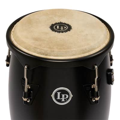 LP Latin Percussion City II 10-11 Conga Set Mango Black W/double Stand imagen 2