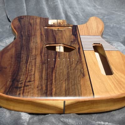 Babik Custom Telecaster Style body, Super light weight,  Handmade, Black Limba on Poplar 2026 image 7