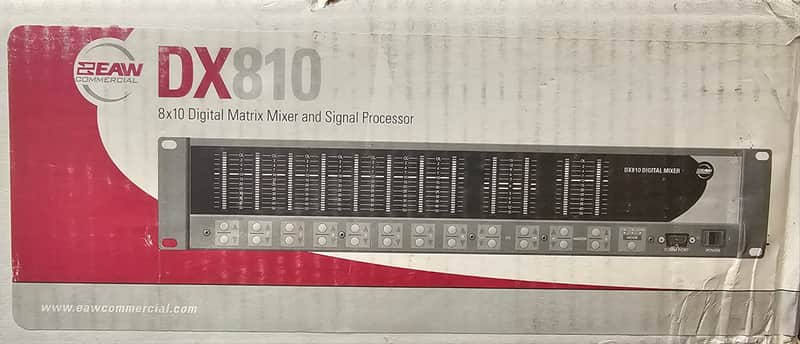 EAW DX810 8x10 Digital Matrix Mixer and Signal Processor image 1
