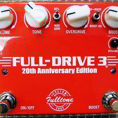 Fulltone Custom Shop FD-3 Full Drive 3 20th Anniversary | Reverb