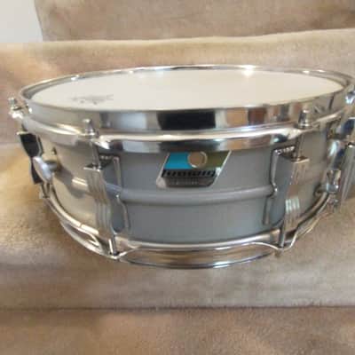 Ludwig Vintage Acrolite aluminum snare drum b&o badge excellent! image 9