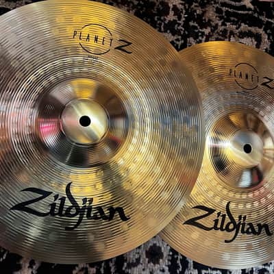 Zildjian 13" Planet Z Hi-Hat Cymbals (Pair) - Traditional image 2