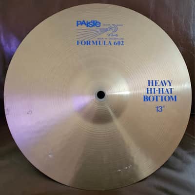 Paiste 13" Formula 6O2 Heavy Hi Hat Pair Blue Label image 2