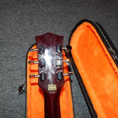 Univox Kay Effector 70's Sears Catalog Les Paul Electric Guitar With Original Hard Case image 5