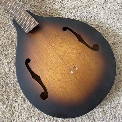 Tobacco Burst 8 String Mandolin, Mahogany Top Body, Rosewood Fingerboard Neck image 13