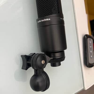 Audio-Technica AT2020 Large Diaphragm Cardioid Condenser Microphone 2010s - Black image 1