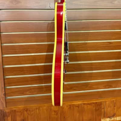 Heritage Custom Shop Core Collection H-535 Electric Guitar with Case, Trans Cherry — HRT-011113111 image 10