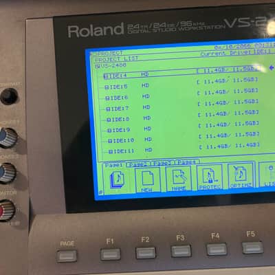 Roland VS-2480DVD 12oGB SSD, 2x VS8F-2 effects cards - VS 2480 DVD CD image 6