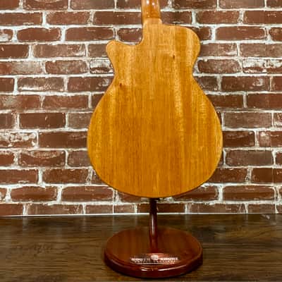 Grez Guitars Mendocino Custom 2020 Black/Natural, Old Growth Redwood/Mahogany  (Authorized Dealer) image 5