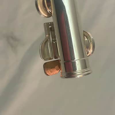 Gemeinhardt USA Pro 3SB solid silver B foot gizmo key JUST SERVICED image 15