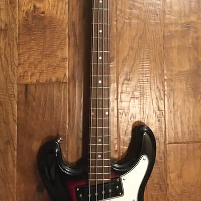 Vintage early 70's Univox Hi-Flier Bass Sunburst with Fitted Hard Case image 4