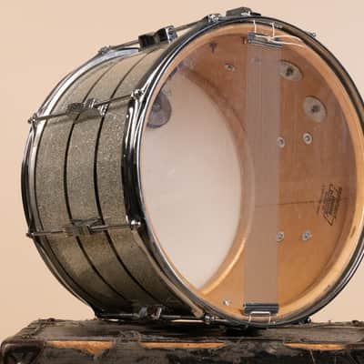 1972 Ludwig 10x14 Silver and Black Parade Master Snare Drum image 11