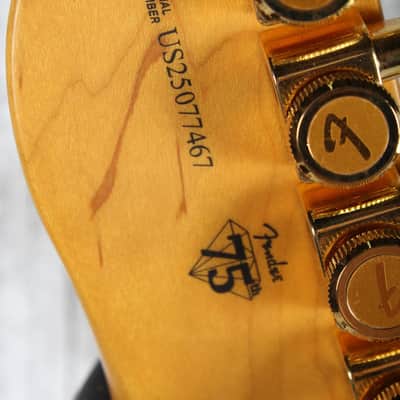 Fender 75th Anniversary American Pro Custom Telecaster Electric Guitar with Case image 15