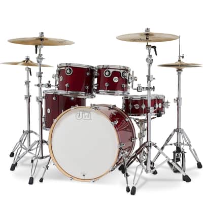 Drum Workshop Design Series 4-Piece Shell Pack - Cherry Stain image 2