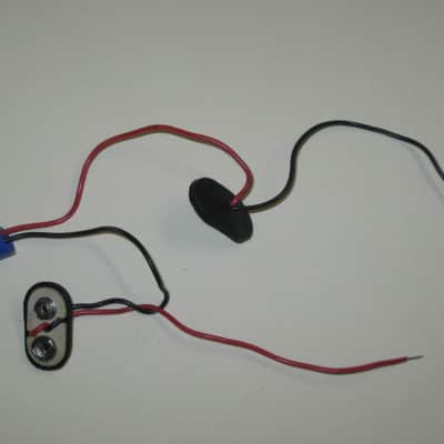 used 1980s genuine DOD double 9v battery clip for Performer series pedals  (NO pedals inlcuded / NO other parts included) battery clips work fine (pedal seen in pictures is provided as a reference) image 3