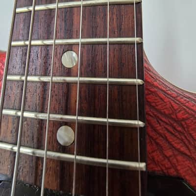 Vintage 1960s Klira Triumphator Electric Guitar - Red Vinyl - Fully Serviced - Pro Setup 1.9mm image 8