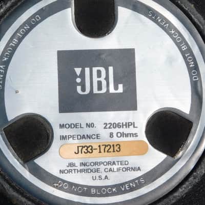 JBL 2206HPL 12" woofer image 5