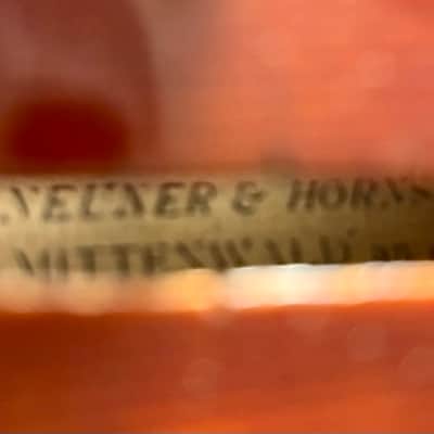 M. Neuner & Hornsteiner 3/4 size violin 1891 - spirit varnish image 4