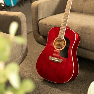 Washburn WD100DL Dreadnought Mahogany Acoustic Guitar w/ Gigbag (WD100DLTWRK-A-U) image 11