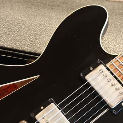 Minty! 2022 Gibson Custom Shop '64 Trini Lopez Semi-Hollow Electric Guitar Black Ebony + COA OHSC image 3
