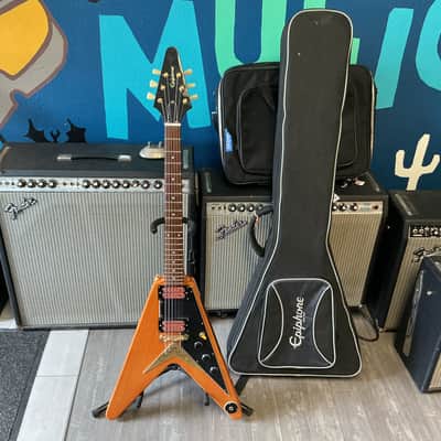 Epiphone '58 Korina Flying V 1998 - 2013 - Korina used image 1