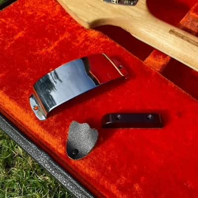 1974 Fender Jazz Bass Candy Apple Red with Maple Neck w/ Original Case 8.7 lbs image 4