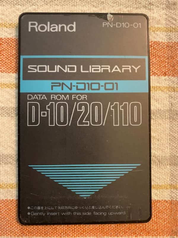 Roland PN-D10-01 Unique D-Sounds Sound Library card for D10,D20
