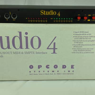 Opcode Studio 4 MIDI & SMPTE Interface (1992) image 5