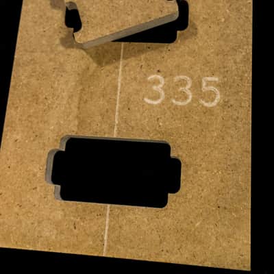 Guitar Templates ~ 335 ~ 1/2" MDF ~ CNC Router Set w/ Neck image 6