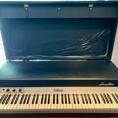 Magnificent Retro Fully Restored & Perfected Fender Rhodes Piano Mark I Suitcase 73 Black (795) image 10