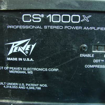 Peavey Made in USA CS 1000x 750-Watt Power Amplifier image 10
