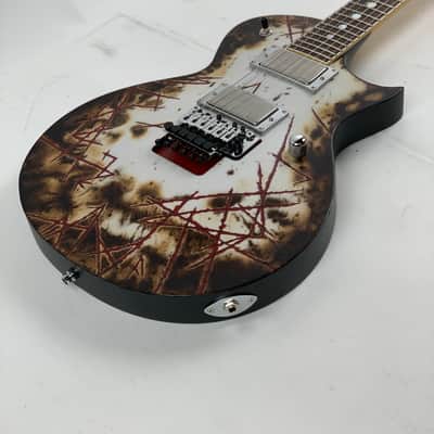 ESP RZK-II Burnt Richard Z Distressed Electric Guitar + Hard Case Made in Japan EMG - In Stock image 5