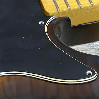 General vintage Tone Custom Tele Esquire pickguard 5 ply construction black parchment Black 5 ply image 2