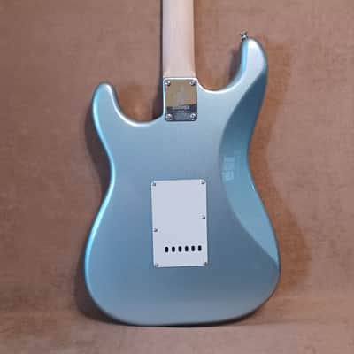 Donner DST-152 Seeker 2020s Metallic Sky Blue Robbie Robertson Modded SWEET image 3