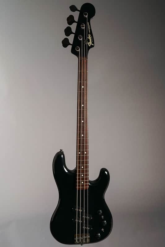 Fender Japan PB-555 Precison Bass 1985 MIJ Black | Reverb